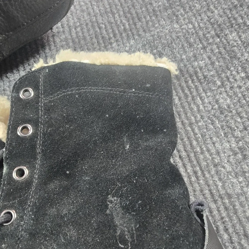 Polo Ralph Lauren Ranger Mid Boots Mens Size 10 Black Shearling Lined Snow‎